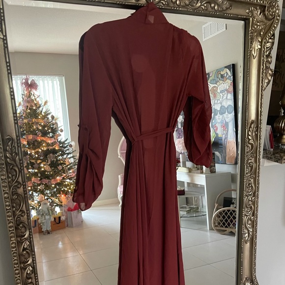 Sheer Flow Duster w belt - Picture 5 of 6